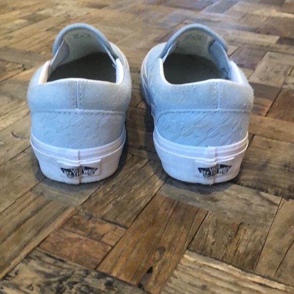 Vans Classic Slip On Embossed Blue Houndstooth - Picture 4 of 10